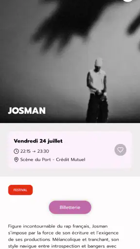 Les Escales 2026 screenshot
