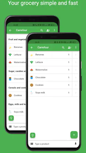 Liste courses & garde-manger screenshot