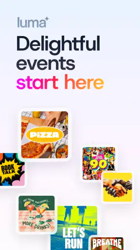 Luma : événement et invitation screenshot