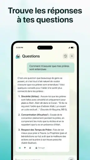 Maarifa: IA Islam Prière Coran screenshot
