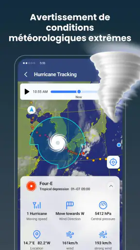 Météo en temps réel screenshot