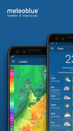 Météo France & Radar meteoblue screenshot