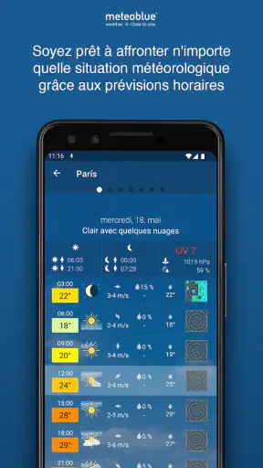Météo France & Radar meteoblue screenshot