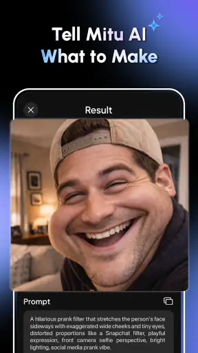 Mitu AI: Vidéos Blagues par IA screenshot