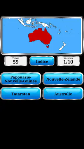 Monde Géographie - Jeu de quiz screenshot