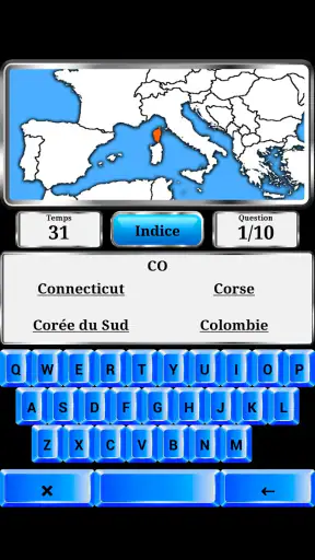 Monde Géographie - Jeu de quiz screenshot