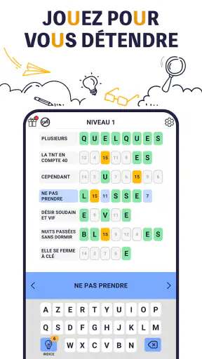 Mots Codés Pro - Crypto Puzzle screenshot