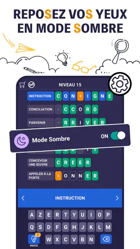 Mots Codés Pro - Crypto Puzzle screenshot