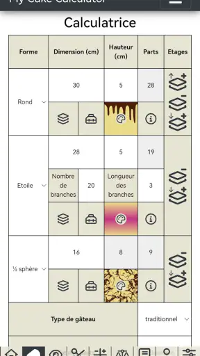My Cake Calculator screenshot
