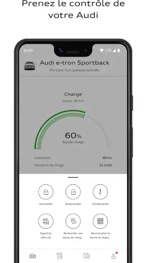 myAudi screenshot