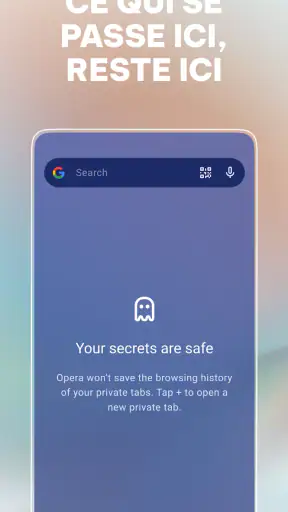 Navigateur Opera: VPN et IA screenshot