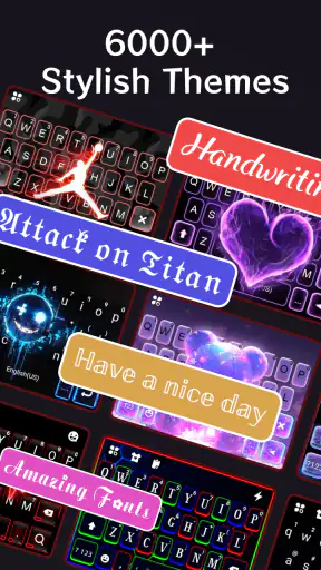 Neon Red Heartbeat Thème screenshot