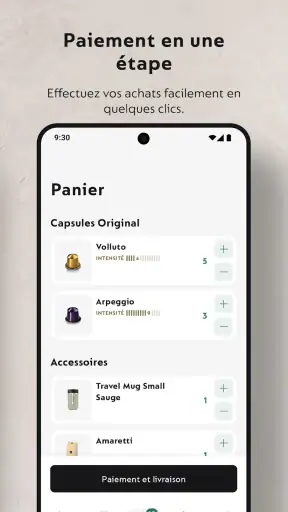 Nespresso Store screenshot