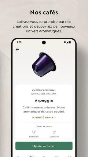 Nespresso Store screenshot