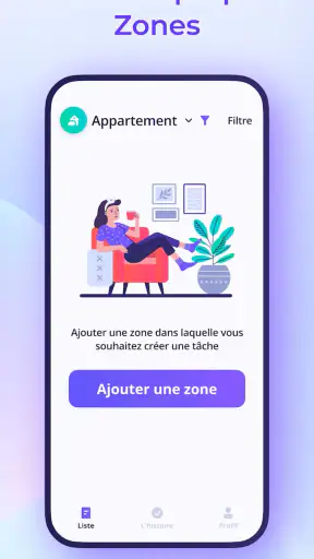 Nettoyage de la maison tracker screenshot