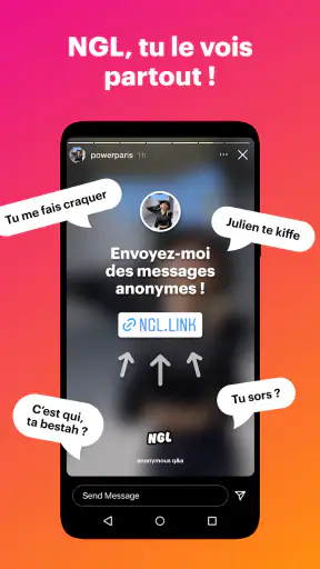 NGL – q&a anonymes screenshot