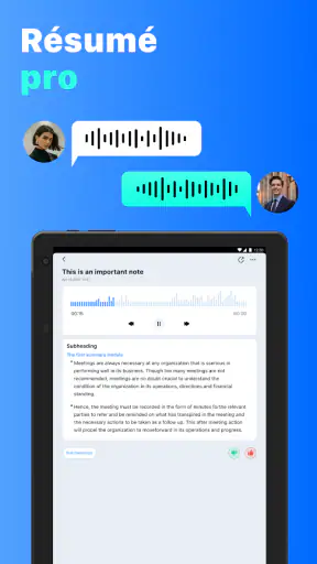 Notes Vocales:NoteFlow screenshot