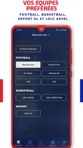 OLPLAY - Olympique Lyonnais screenshot