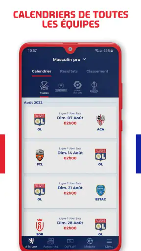 OLPLAY - Olympique Lyonnais screenshot