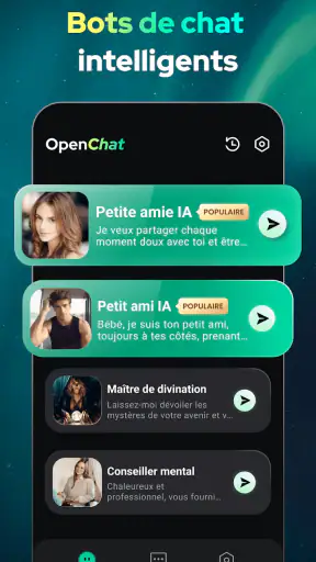 Open Chat - Appli de bot IA screenshot