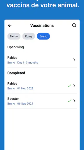 PetNoter: Santé & Vaccins screenshot