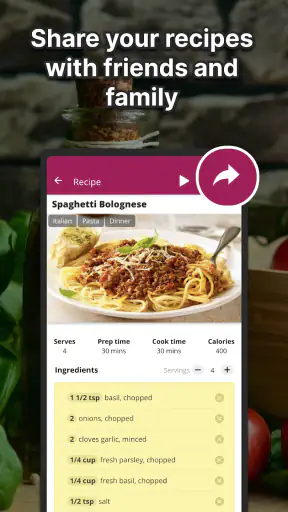 Plan Meals - Meal Planner screenshot