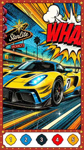 PopArt Color Paint By Number screenshot