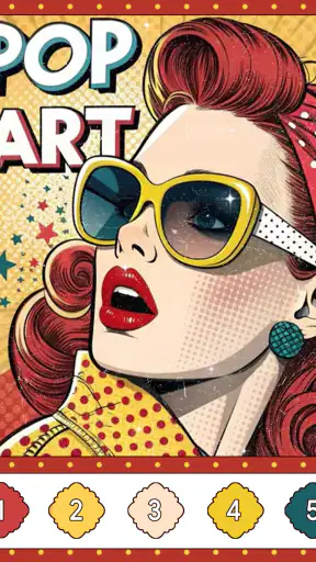 PopArt Color Paint By Number screenshot