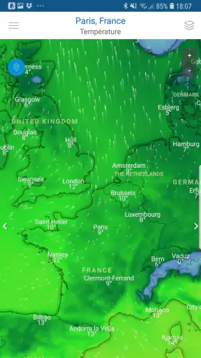 Prévisions météorologiques screenshot