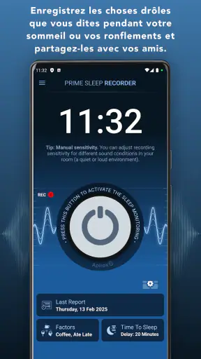 Enregistreur sommeil et cycle screenshot