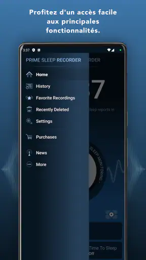 Enregistreur sommeil et cycle screenshot