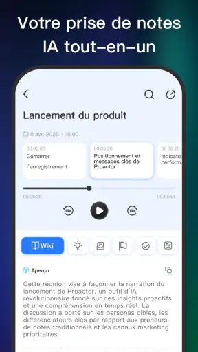 Proactor AI-Proactive AI Notes screenshot
