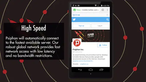 Psiphon VPN : Liberté en ligne screenshot