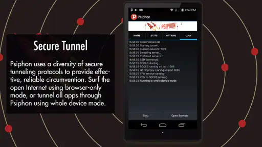 Psiphon VPN : Liberté en ligne screenshot