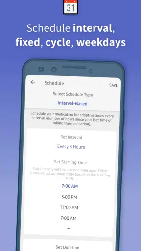 Rappel & suivi des médicaments screenshot