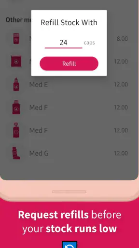 Rappel & suivi des médicaments screenshot