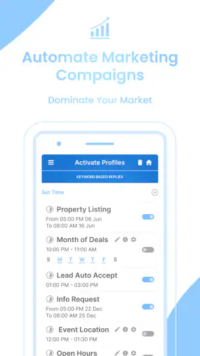 Réponse auto SMS Marketing screenshot
