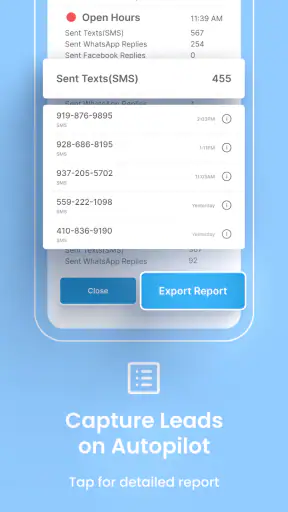 Réponse auto SMS Marketing screenshot