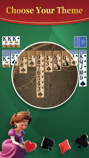 Rétro Spider Solitaire screenshot