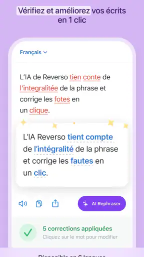 Reverso - Traduire & Apprendre screenshot