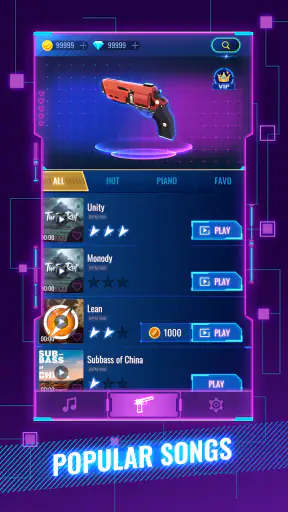 Rhythm Fire - Jeu de Tir EDM screenshot