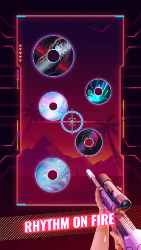 Rhythm Fire - Jeu de Tir EDM screenshot