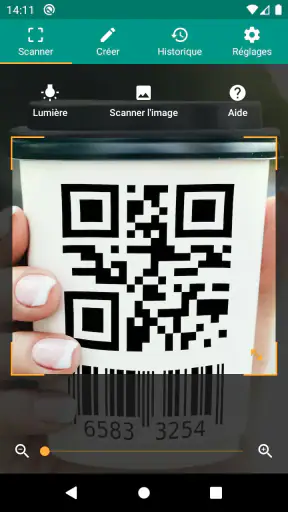 Scanner QR et code-barres screenshot
