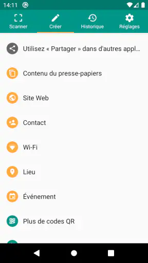 Scanner QR et code-barres screenshot