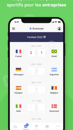 Scorecast Business screenshot