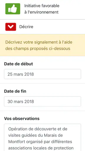 Sentinelles de la Nature screenshot
