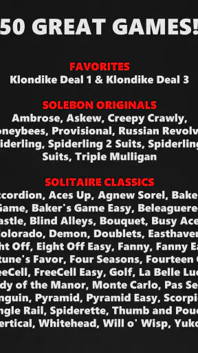 Solitaire - Jeux de Cartes screenshot