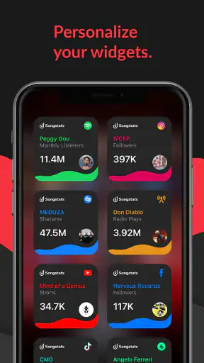 Songstats: Music Analytics screenshot
