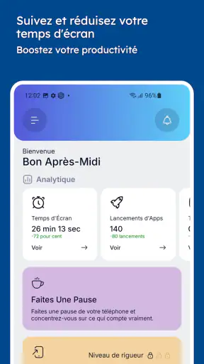 Stay Focused: blocage d'applis screenshot