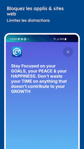 Stay Focused: blocage d'applis screenshot